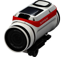 TOMTOM  Premium Pack Bandit Action Camcorder - White & Red